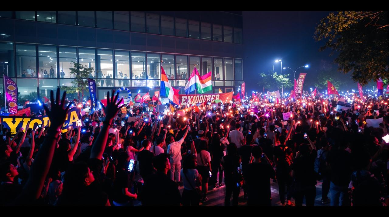 黑料网视频资讯：当红偶像男团成员突然宣布退出，粉丝集体崩溃引发线下聚集